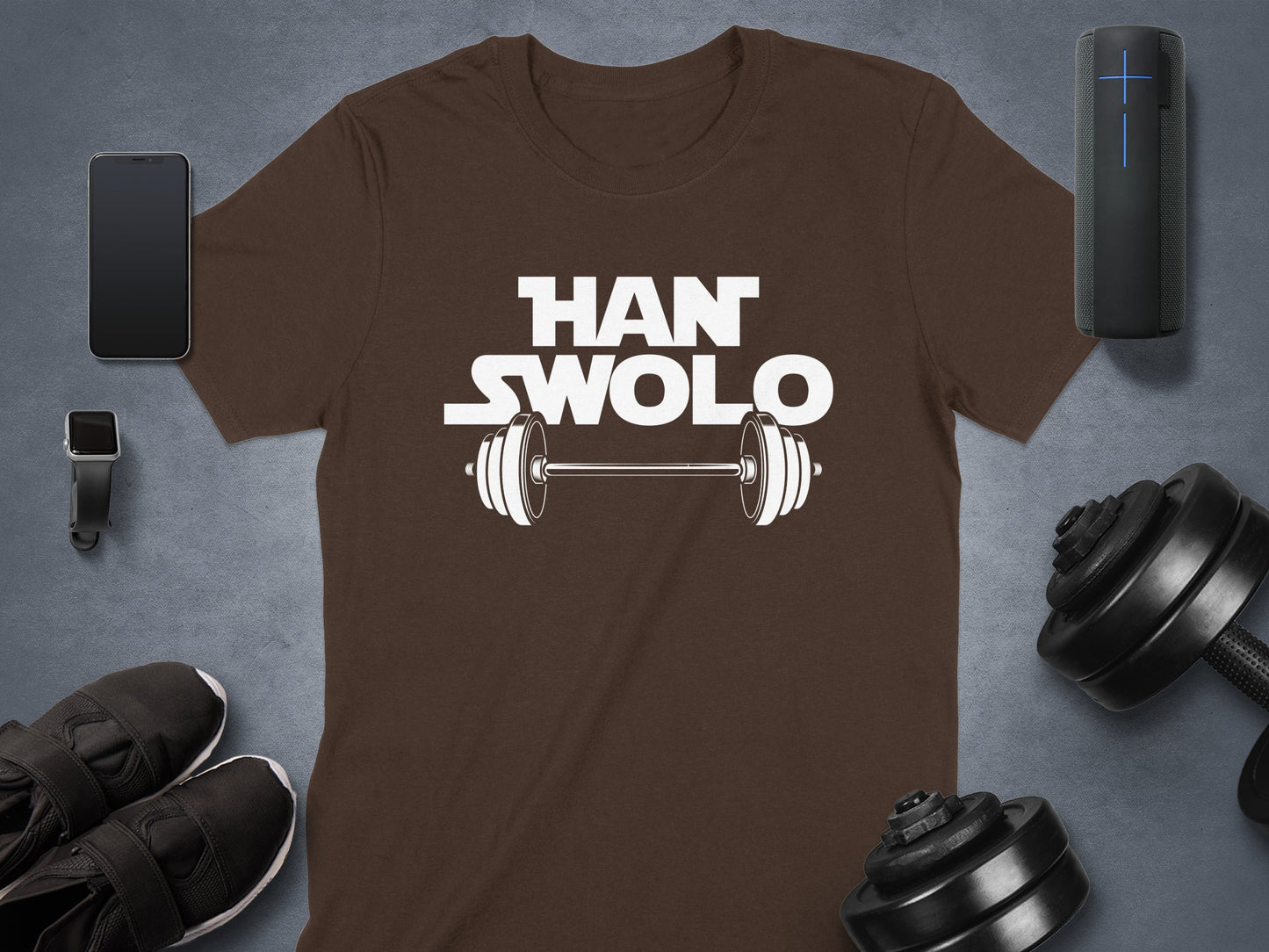 Han Swolo Bodybuilding T-shirt Workout product type