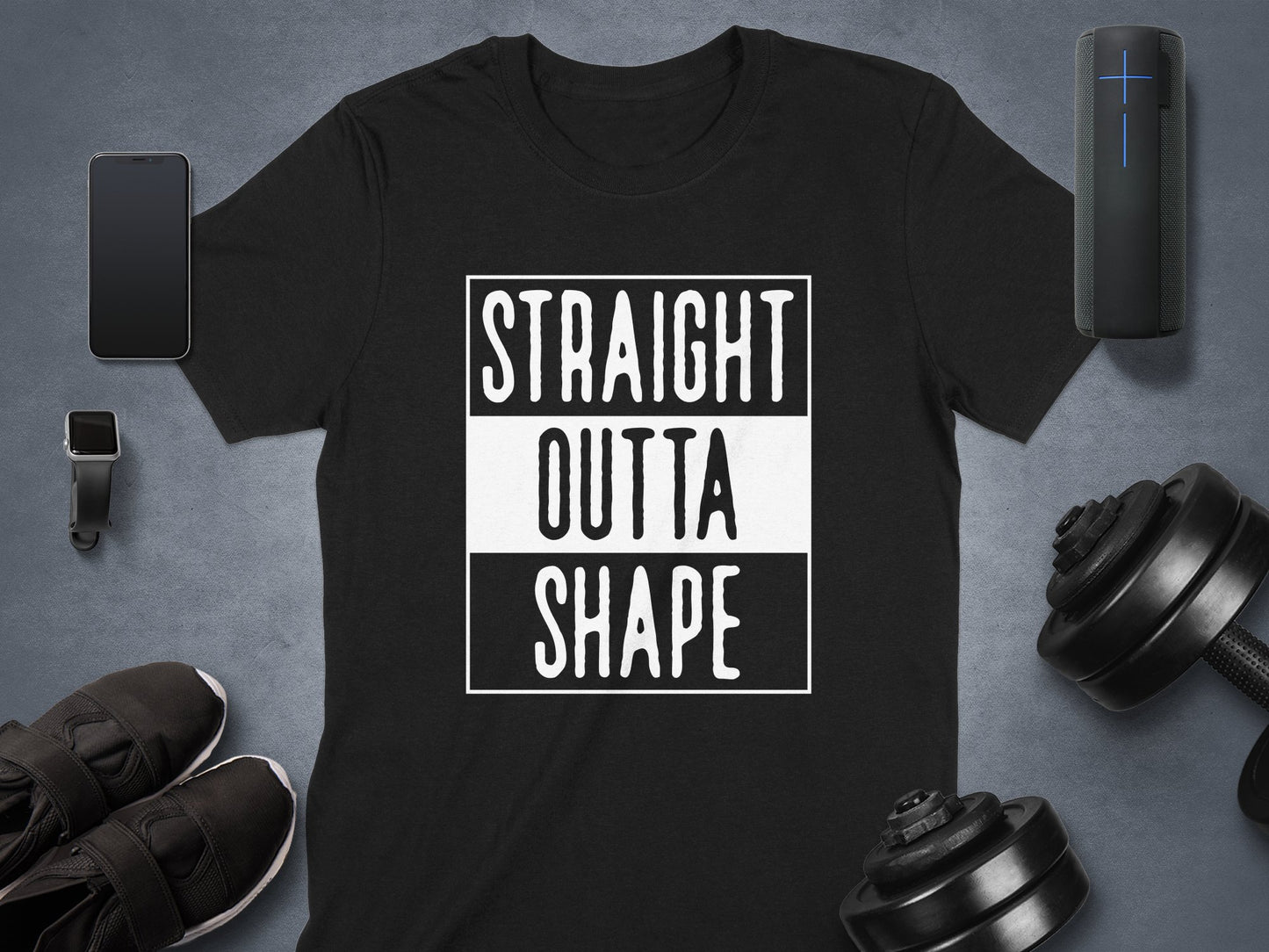 Straight Outta Shape Graphic Tee Shirt product