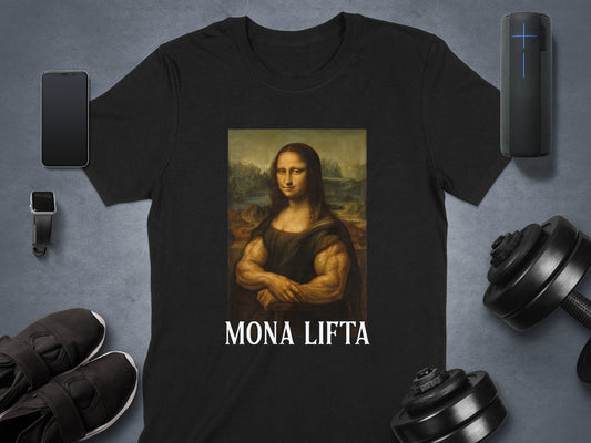Mona Lifta Funny Parody Graphic Tee shirt product