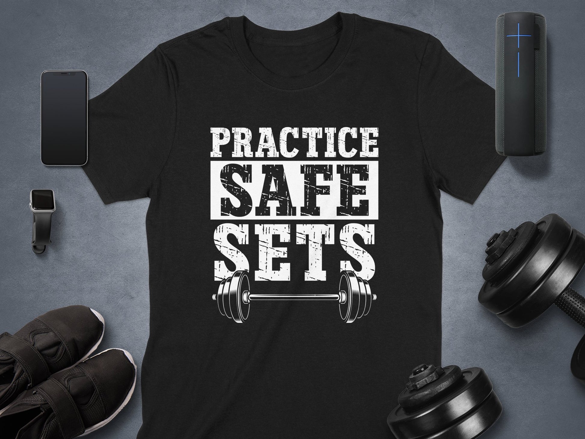 Practice Safe Sets Graphic Printed T-Shirt product