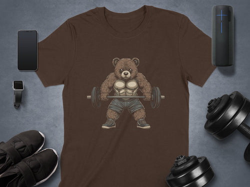 Strong Bear Lifting Weights T-Shirt product type