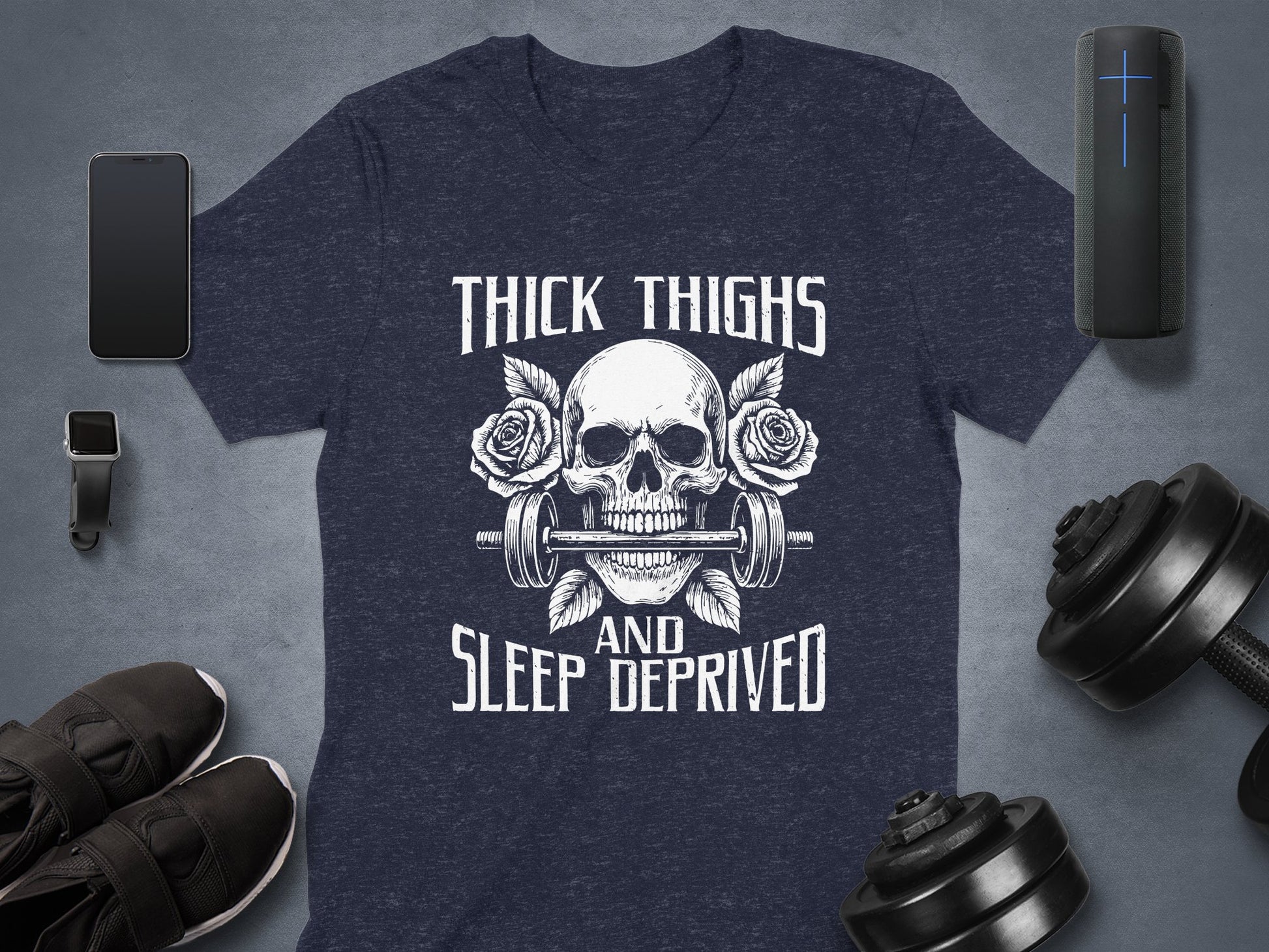 Thick Thighs and Sleep Deprived T-shirt product