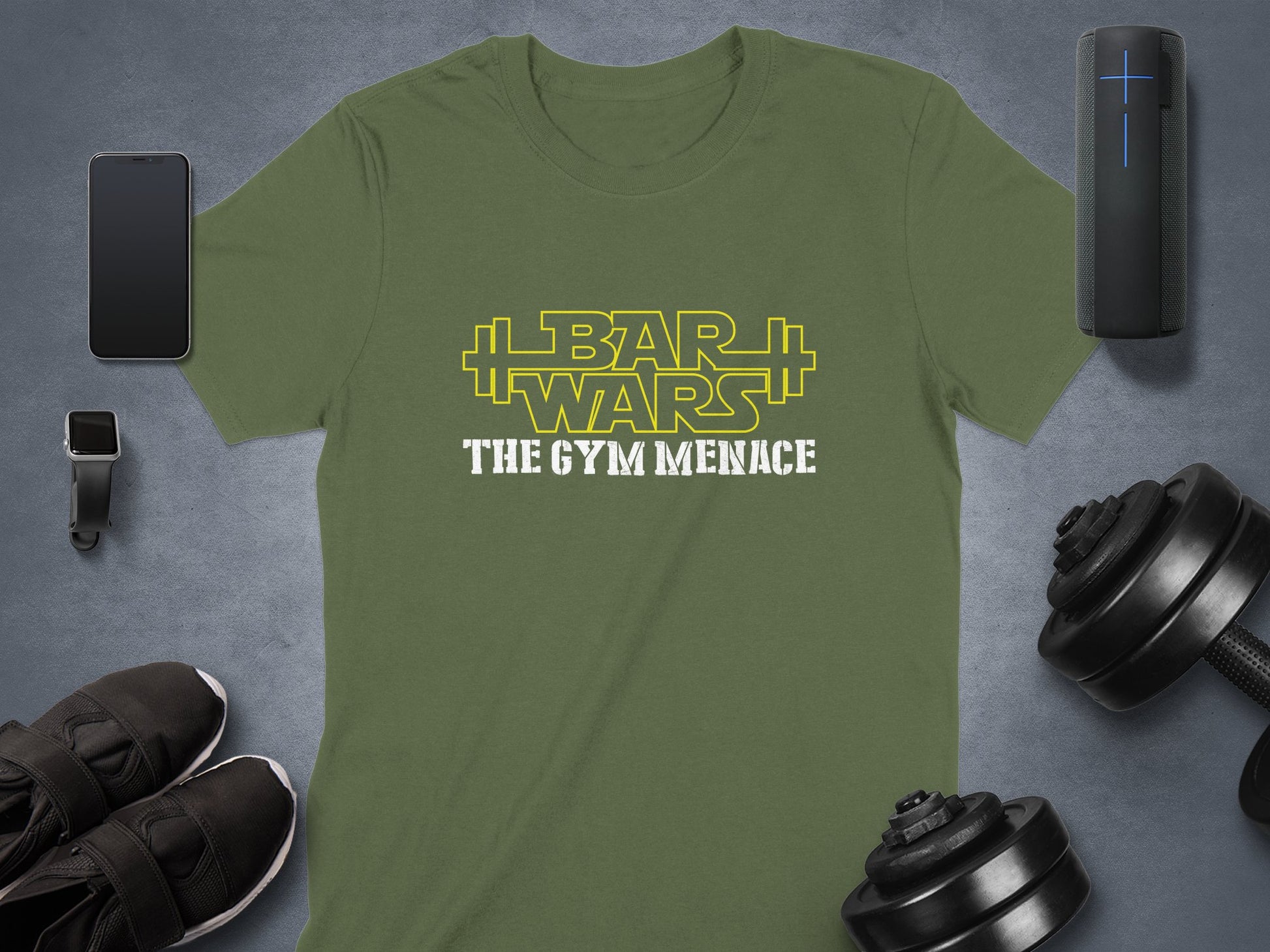 Bar Wars The Gym Menace Graphic T-shirt product