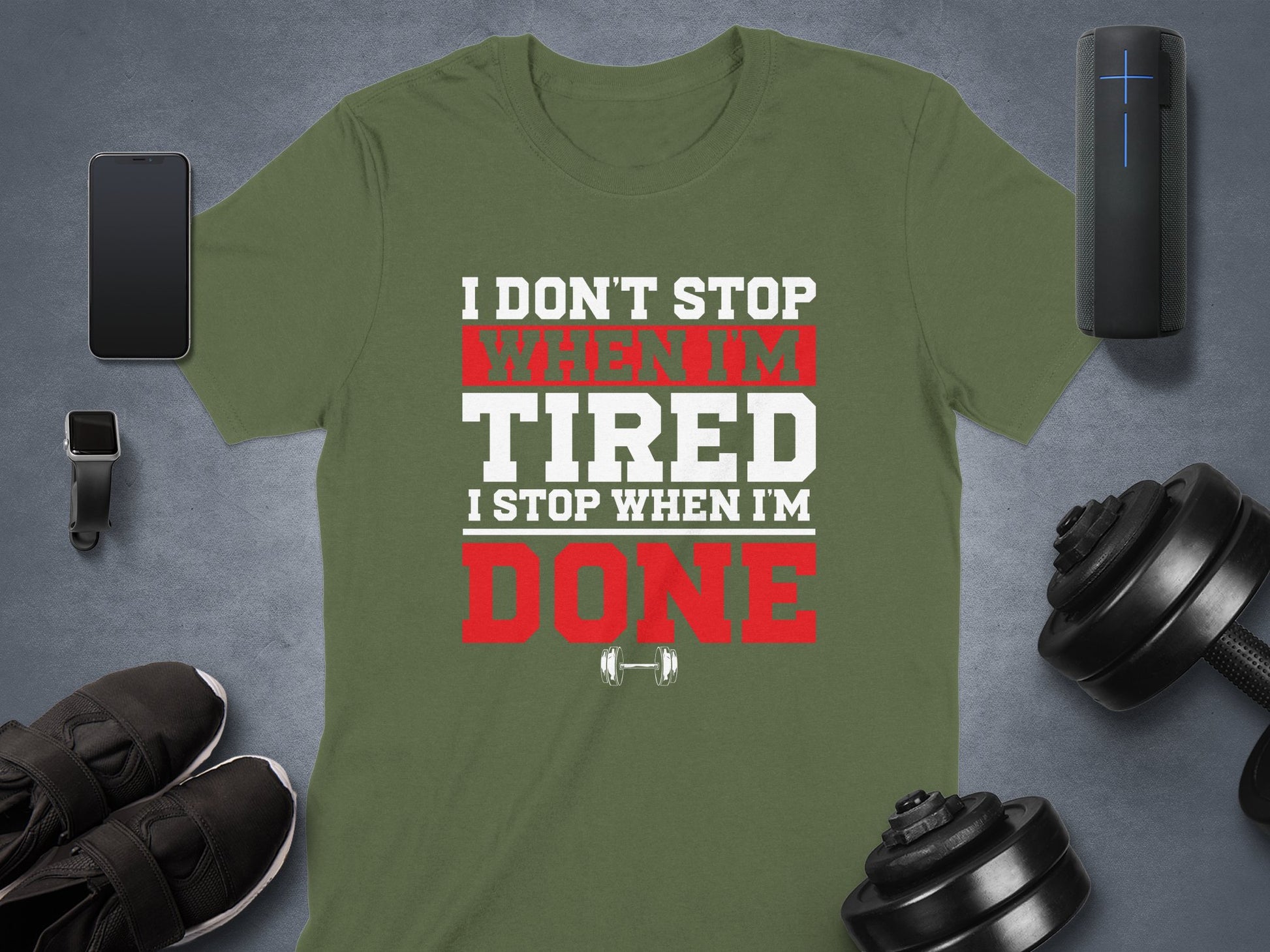 Motivational Slogan Fitness Workout T-shirt product