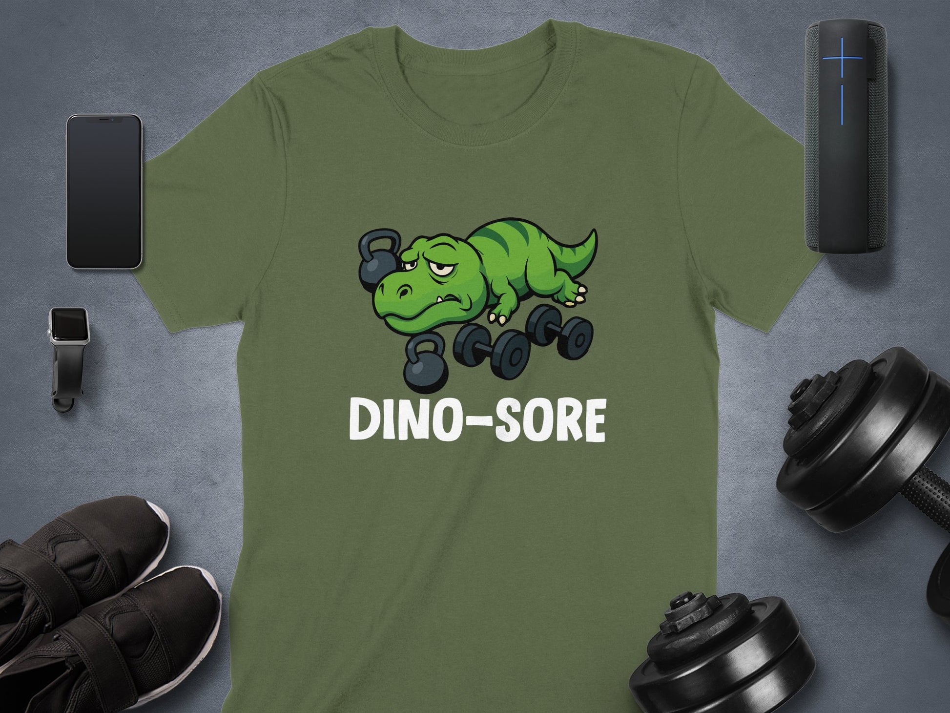 Funny Dinosore Dinosaur Gym Workout T-Shirt product