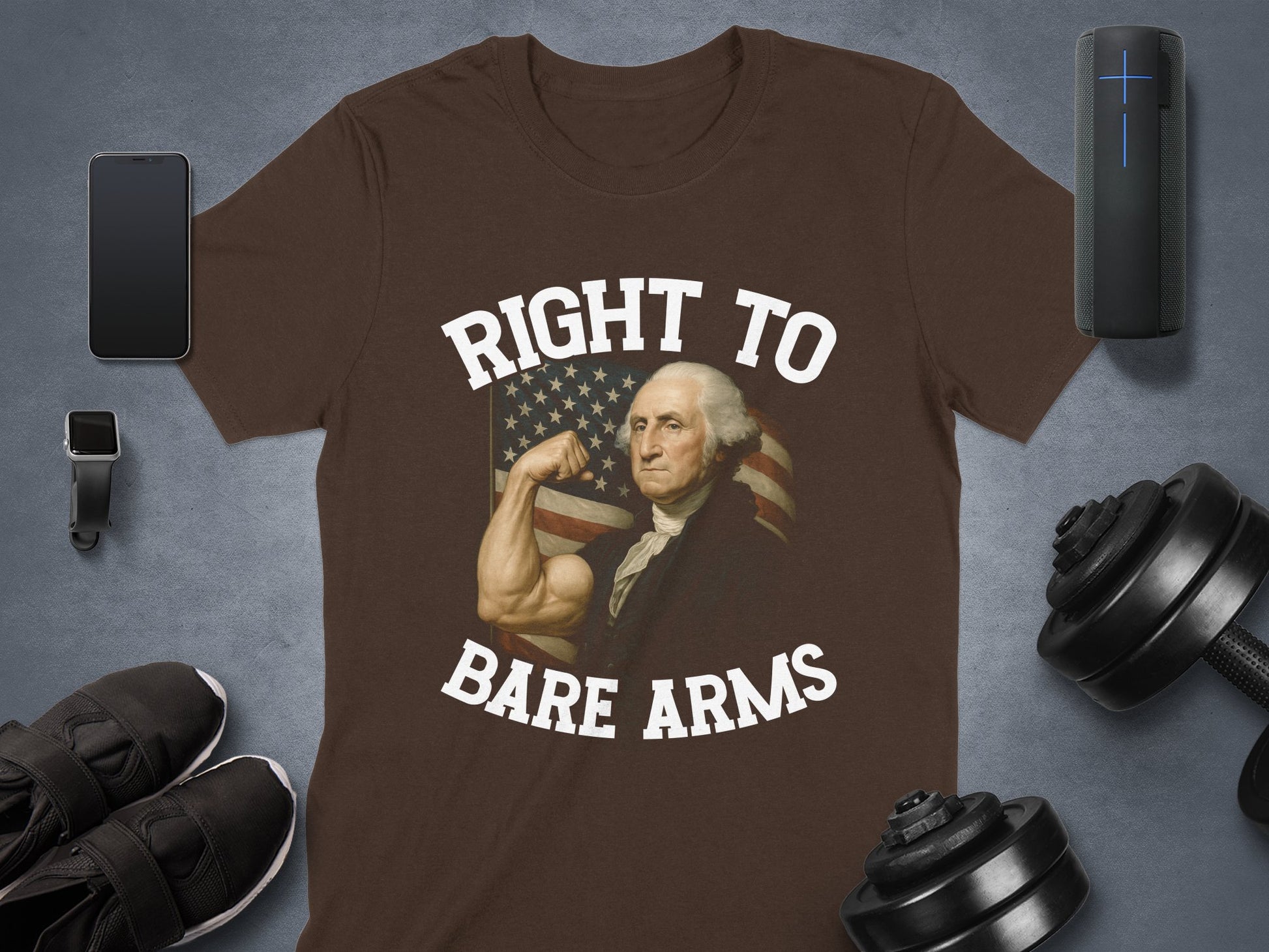Right To Bare Arms Graphic Tee Shirt product type