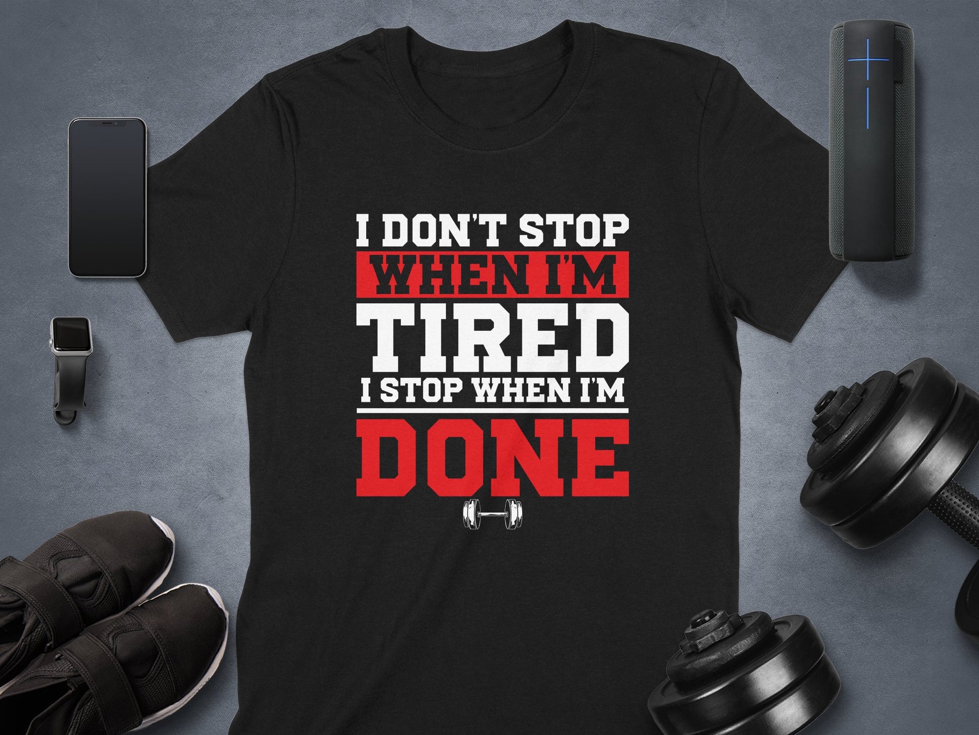 Motivational Fitness Quote T-Shirt Fitness product