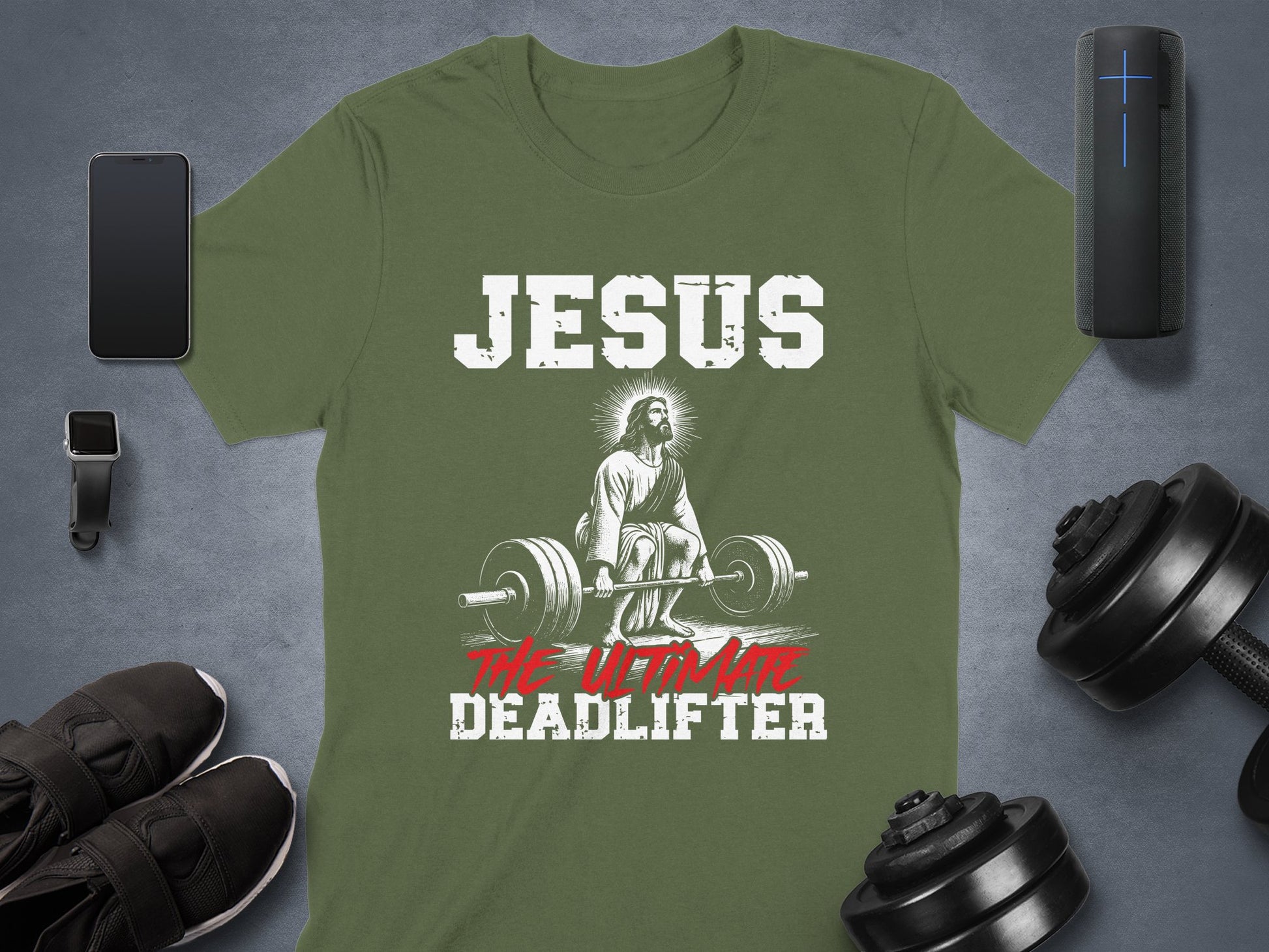 Jesus The Ultimate Deadlifter T-shirt product