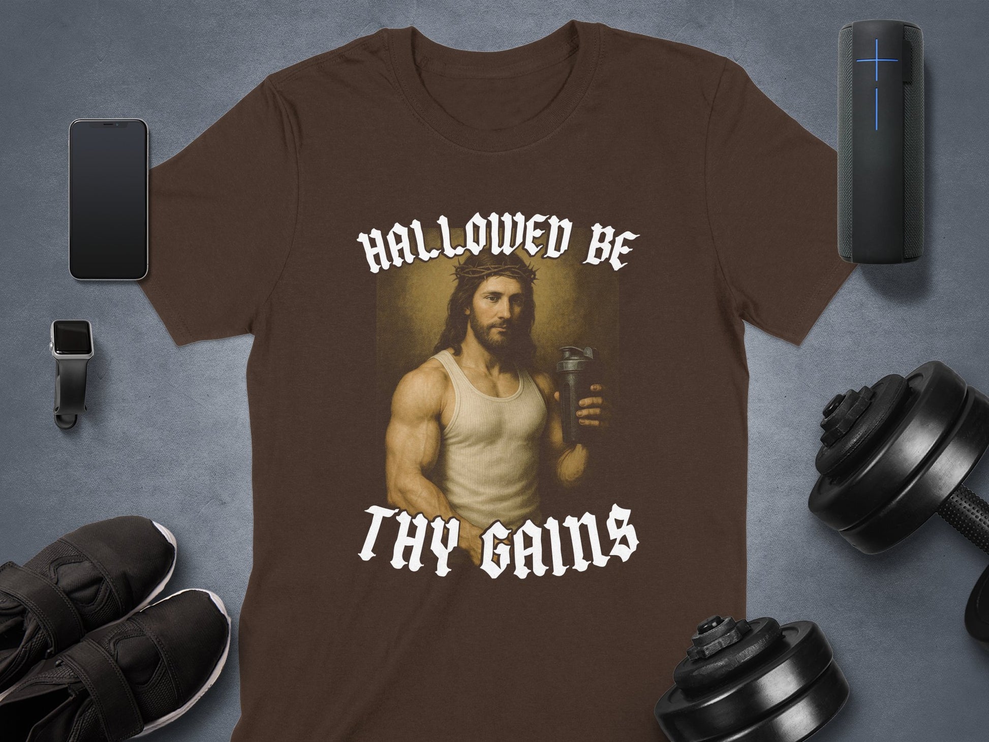 Hallowed Be Thy Gains Graphic T-Shirt product type