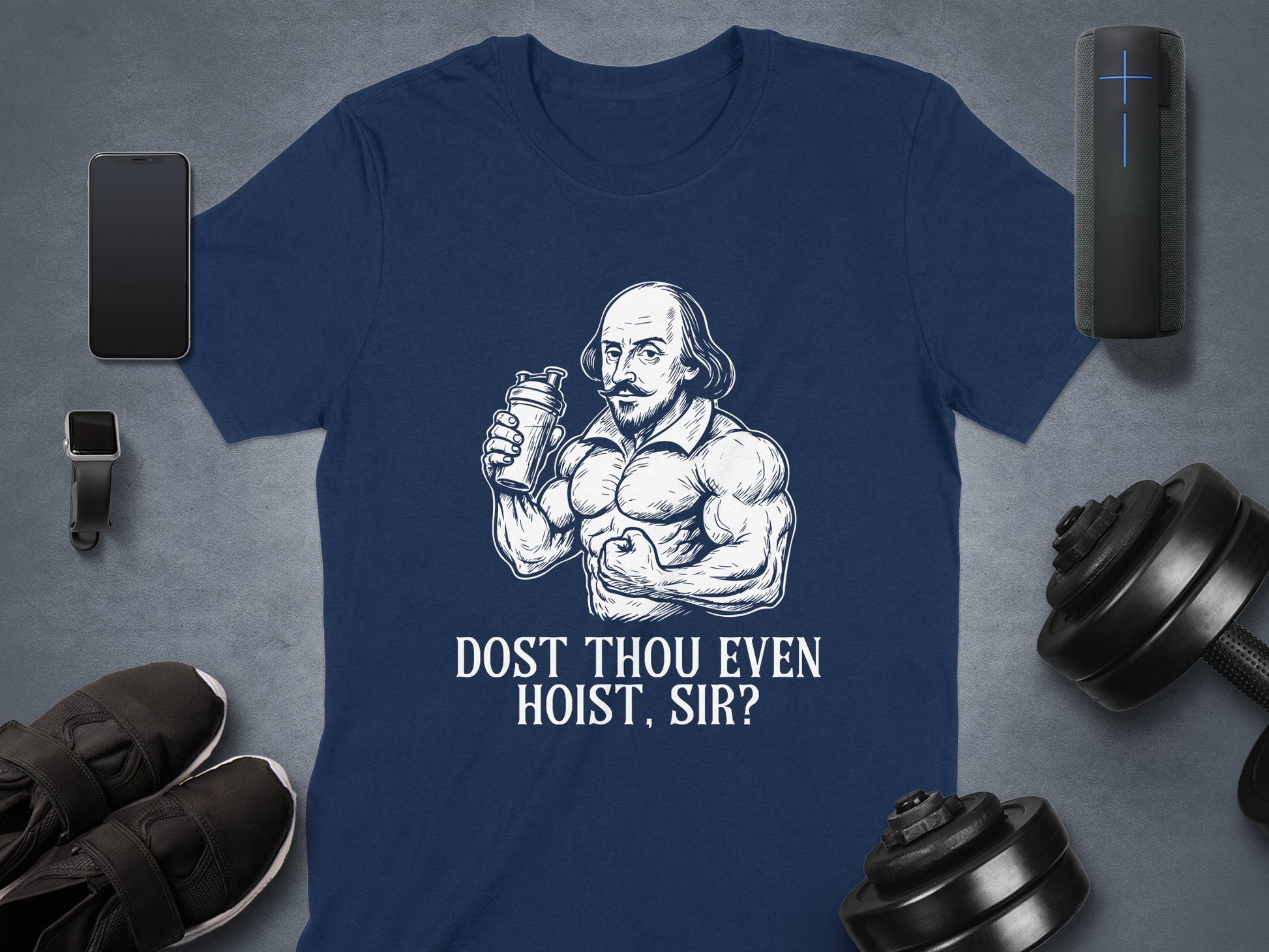 Hilarious Shakespeare Gym Quote T-Shirt product