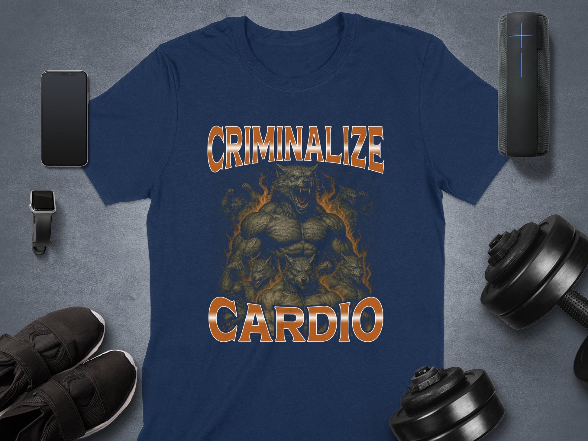 Criminalize Cardio Blue T-shirt product type