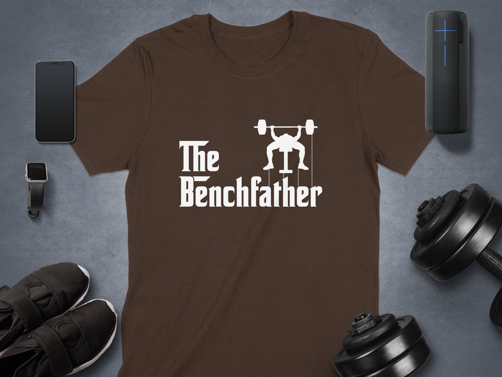 The Benchfather Gym Themed Cotton T Shirt product