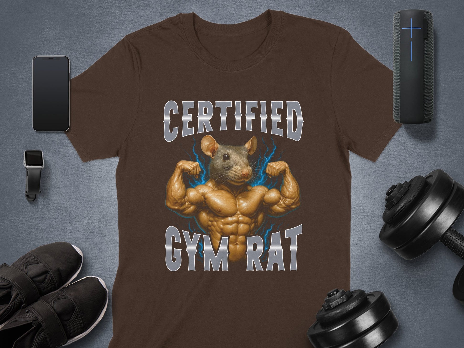 Certified Gym Rat Graphic T-Shirt Fitness product