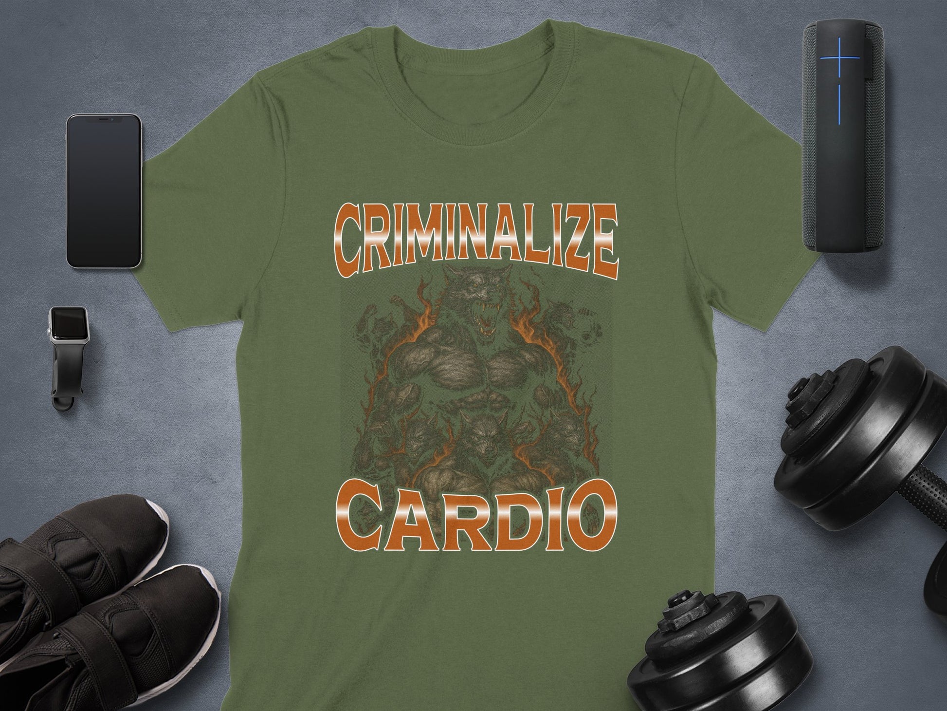 Criminalize Cardio Graphic T-shirt product