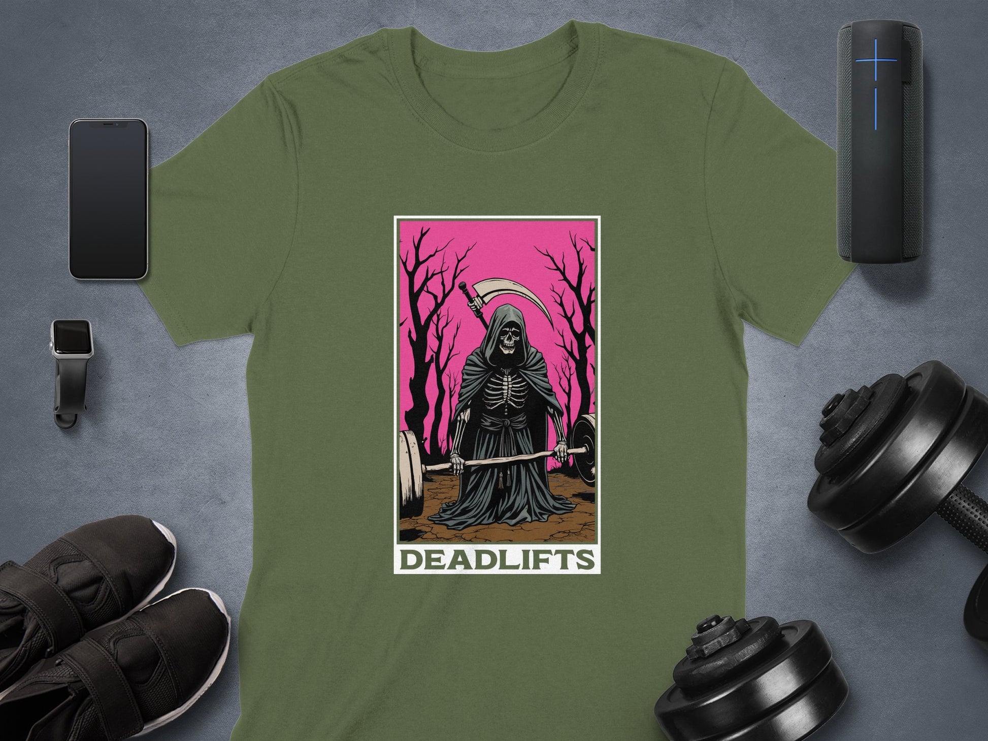 Grim Reaper Deadlifts Graphic T-shirt product
