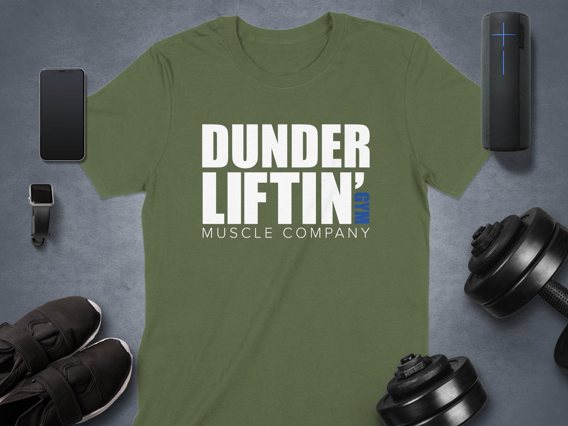 Dunder Liftin Gym Muscle Company T Shirt product type