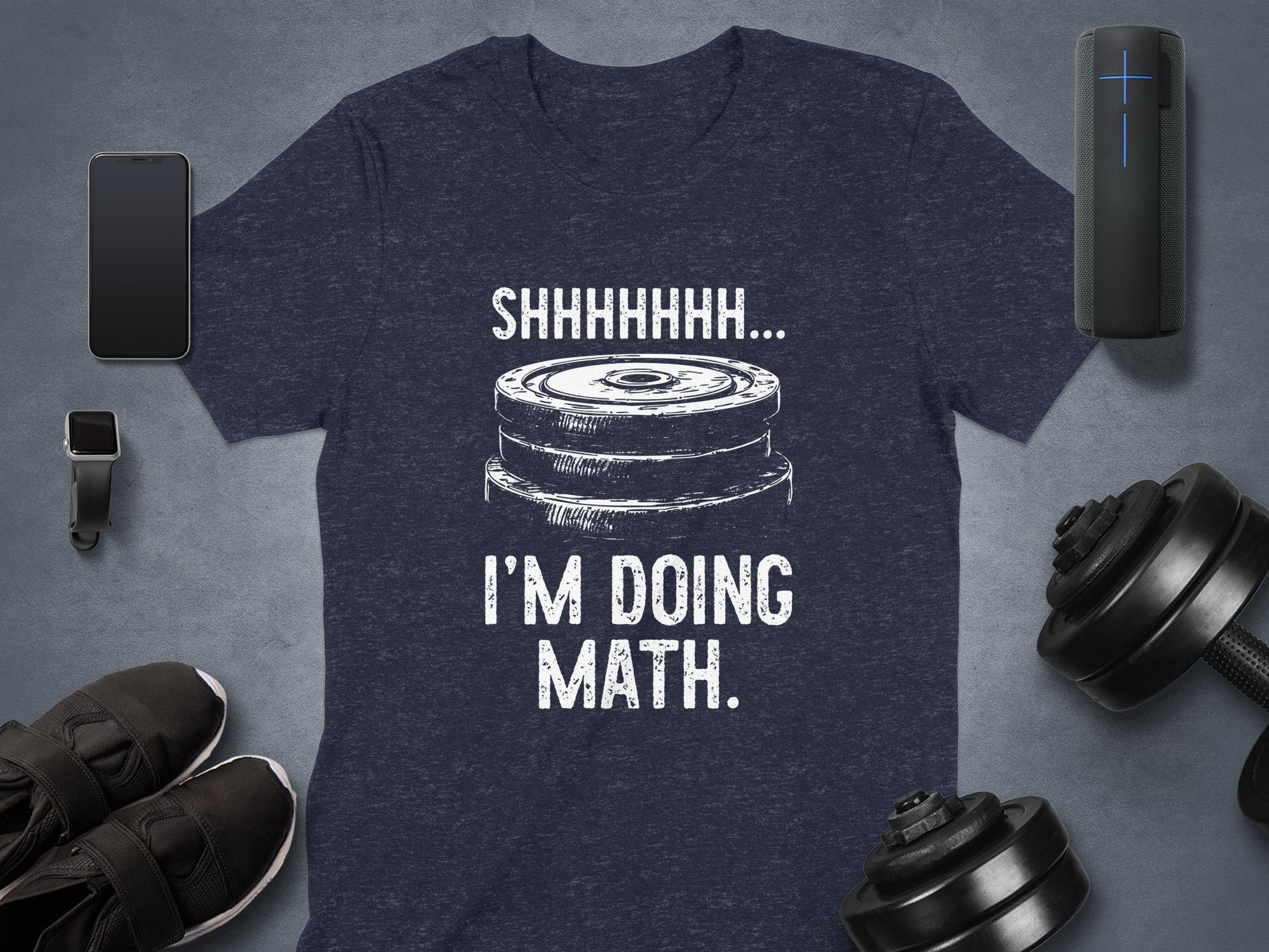 Shhhhhhh I'm Doing Math Graphic T-shirt product type