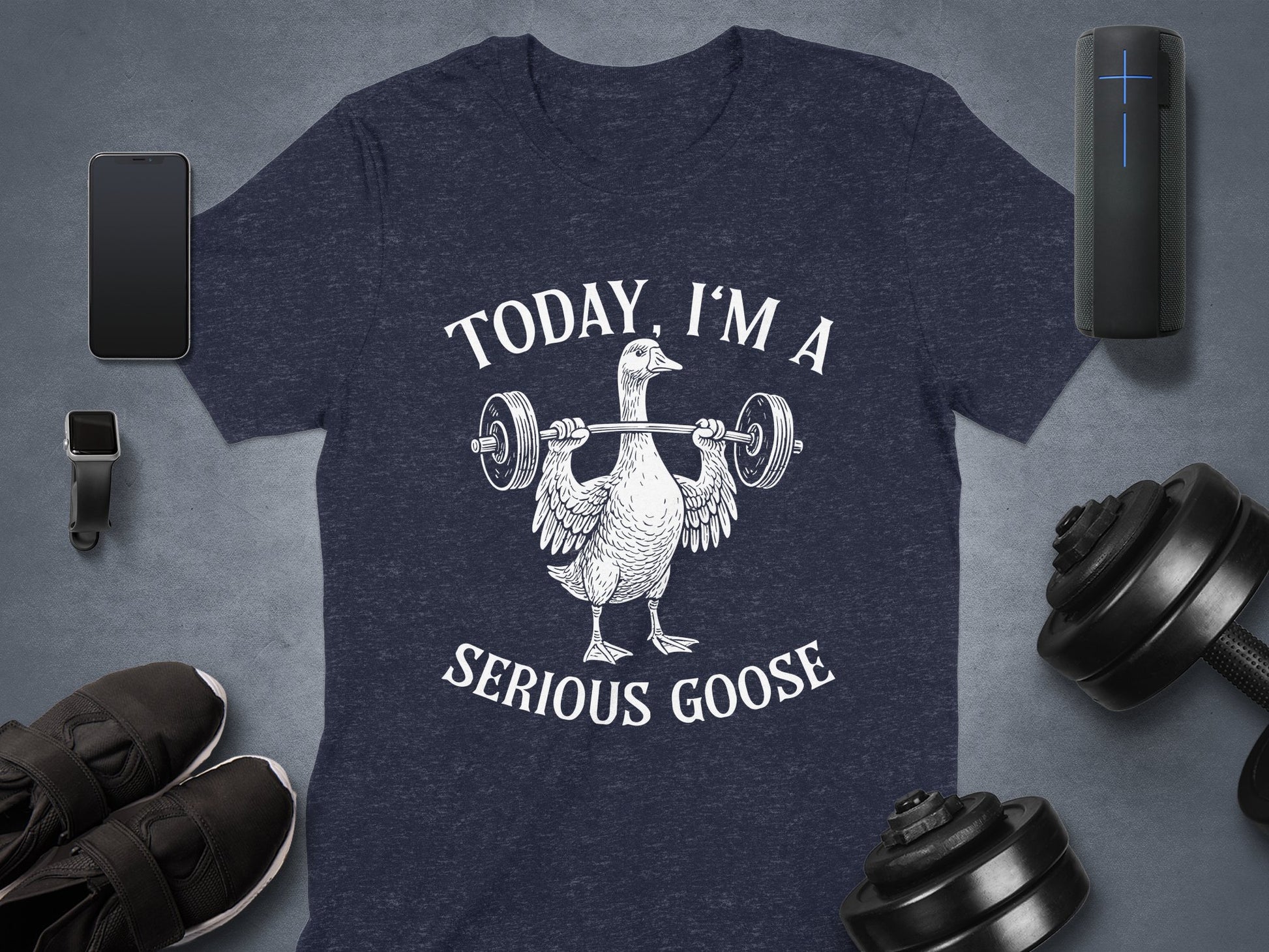 Today I'm a Serious Goose Funny Gym T-Shirt product type